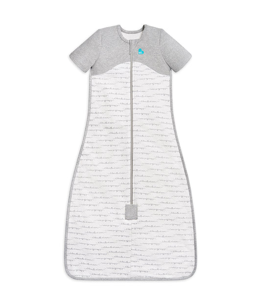 Sleep Bag Short Sleeve 1.0 TOG Organic Cotton White Dreamer