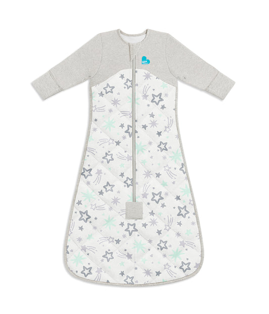 Sleep Bag 3.5 TOG Cotton Mint Stars