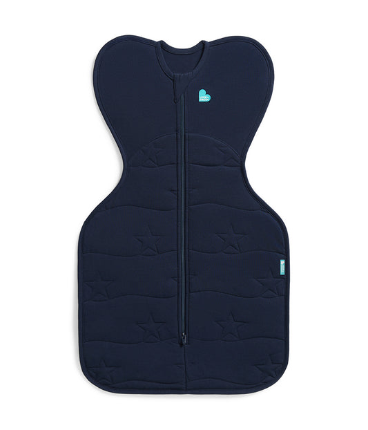 Swaddle Up™ 3.5 TOG Quilted Cotton Marine Quilted Star