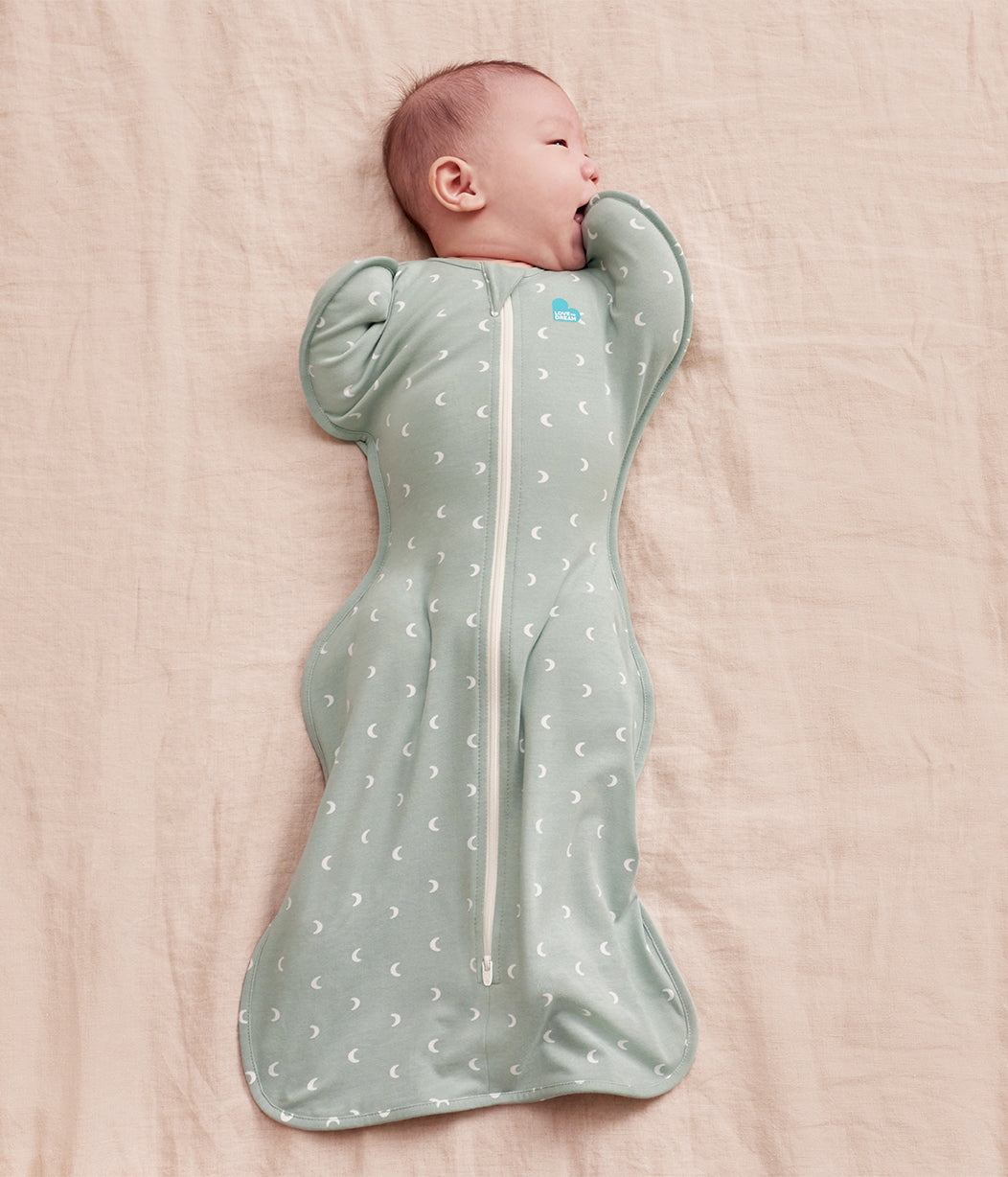 Swaddle Up™ Pucksack 1.0 TOG Baumwolle Oliv Mond