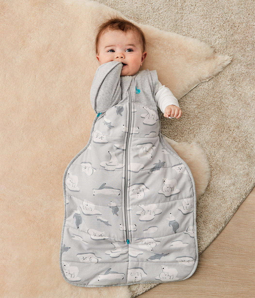 Swaddle Up™ Übergangspucksack Extra Warm Südpol Grau