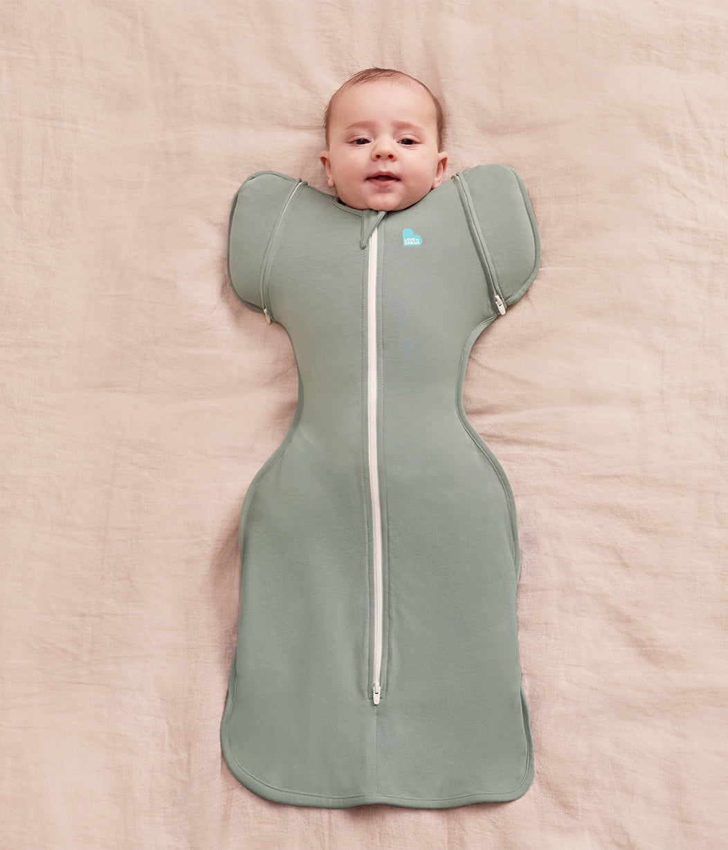 Swaddle Up™ 2-in-1 Übergangspucksack 1.0 TOG Viskose aus Bambus Tiefes Oliv