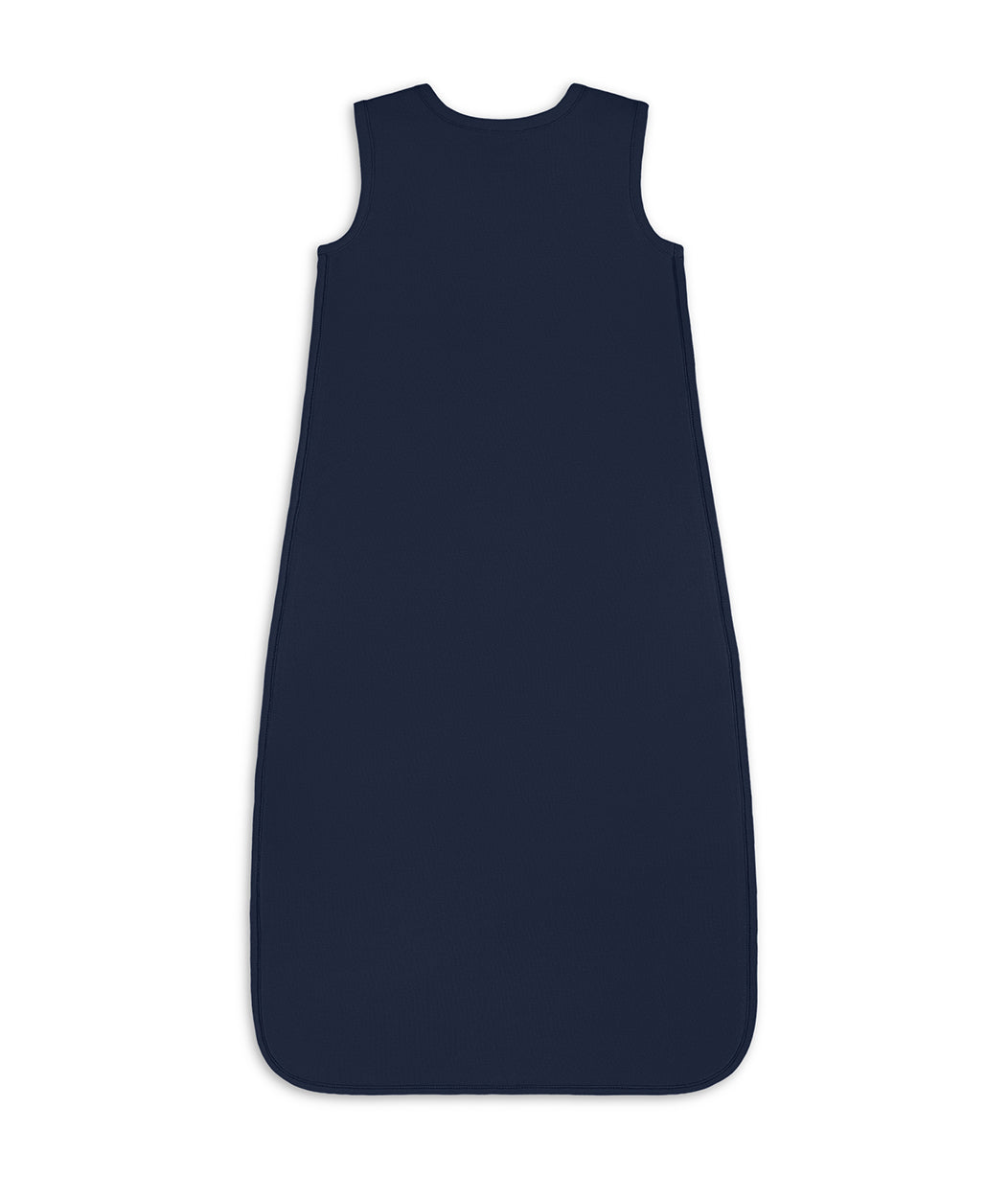 Saco de dormir sin mangas 1.5 TOG Forro polar de algodón Azul marino Estrella brillante bordada
