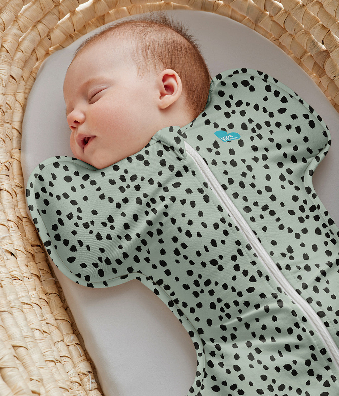 Swaddle Up™ Pucksack Tiermuster Oliv