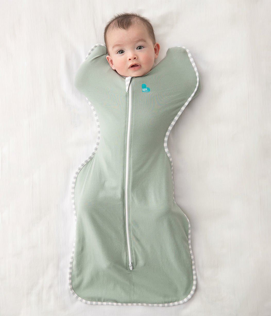 Swaddle Up Starter Set | 1,0 TOG | Blanco Nubes Conejitos | Blanco Soñador | Jaspeado Natural