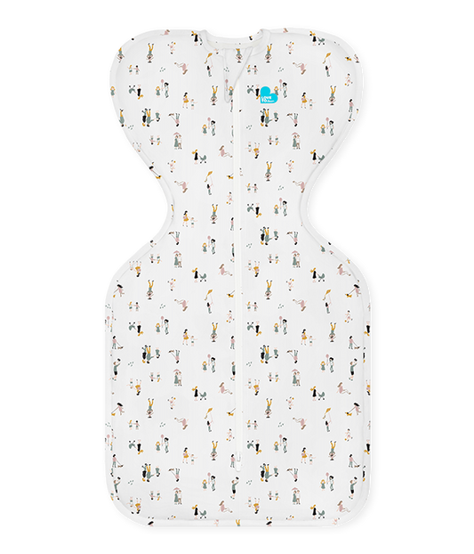 Swaddle Up™ 1.0 TOG Algodón Blanco Comunidad
