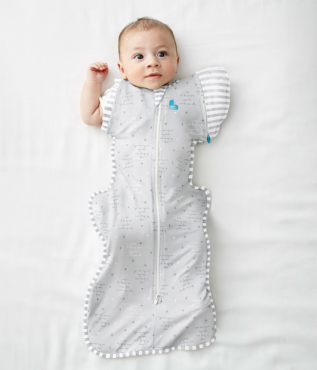 Swaddle Up™ Übergangspucksack Leicht Grau Du Bist Mein