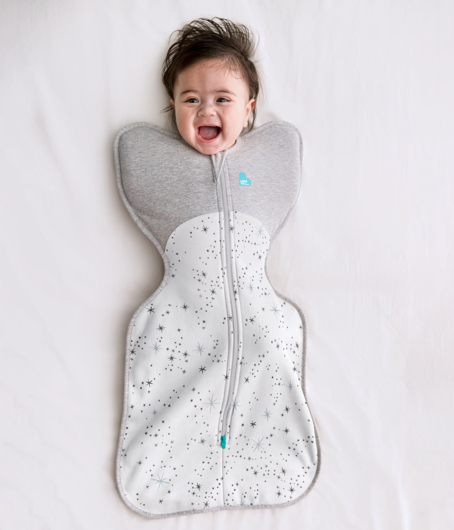 Swaddle Up™ Pucksack Alle Jahreszeiten Nordstern Weiß