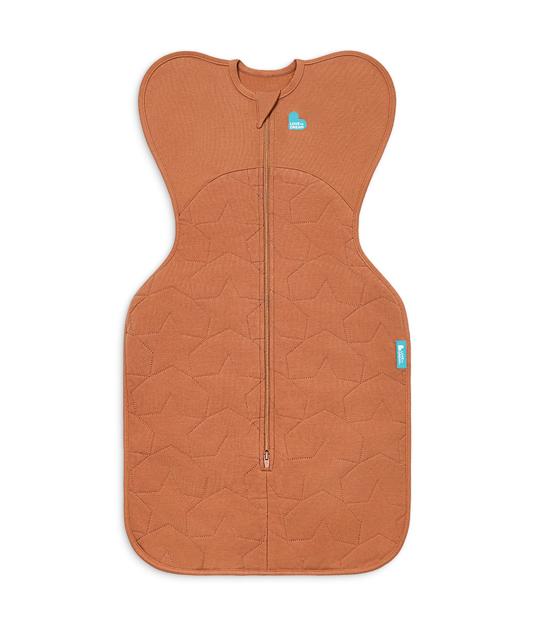 Swaddle Up™ Pucksack 2.5 TOG Baumwolle Haselnuss Gesteppter Stern