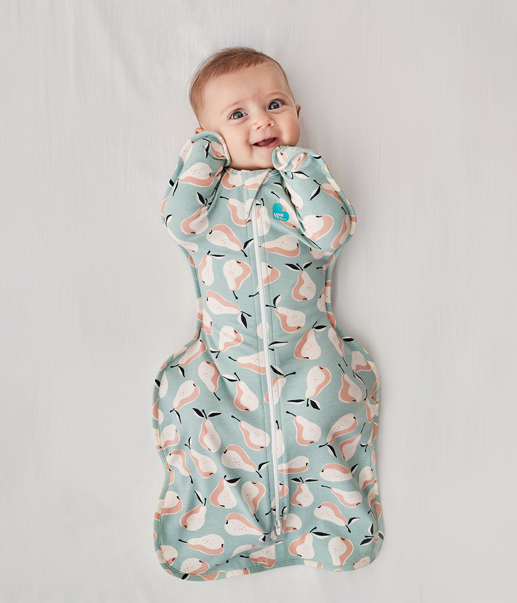 Swaddle Up™ Pucksack Original Birnenmuster Olive