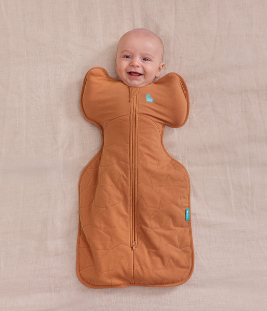 Swaddle Up™ Pucksack 2.5 TOG Baumwolle Haselnuss Gesteppter Stern