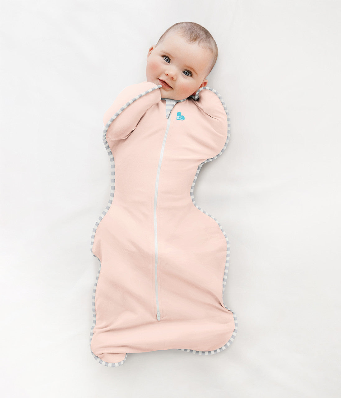 Swaddle Up™ Pucksack Leicht (24-27°C) Rosa Baumwolle