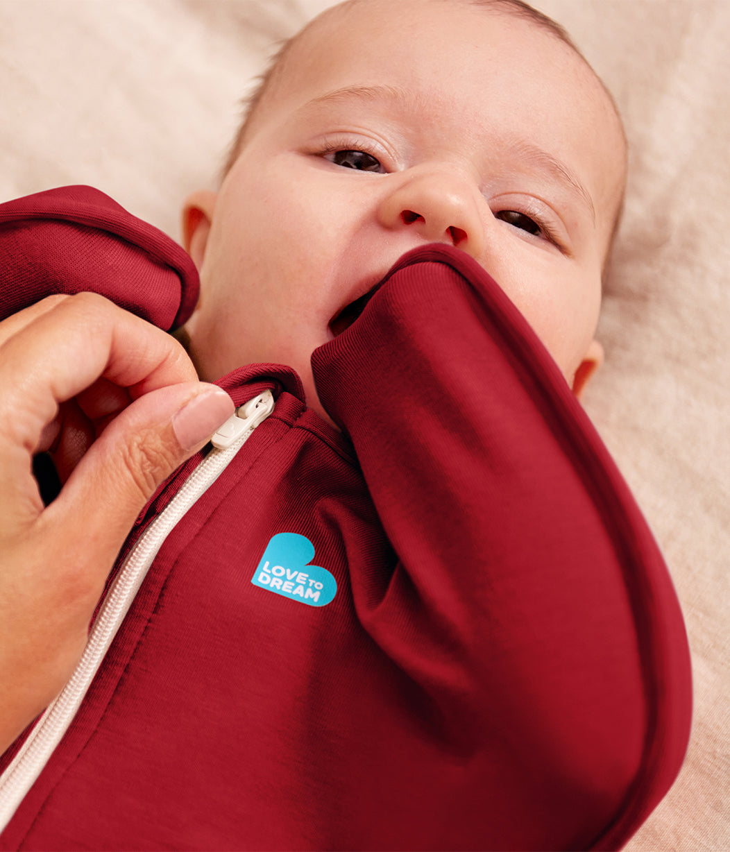Swaddle Up™ Saco de arrullo 1.0 TOG Algodón Granate