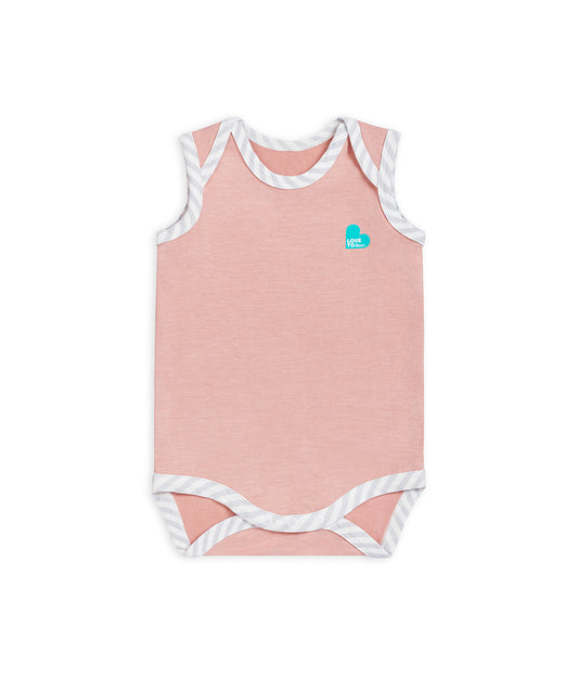 Body Sin Mangas Ecovero Rosa