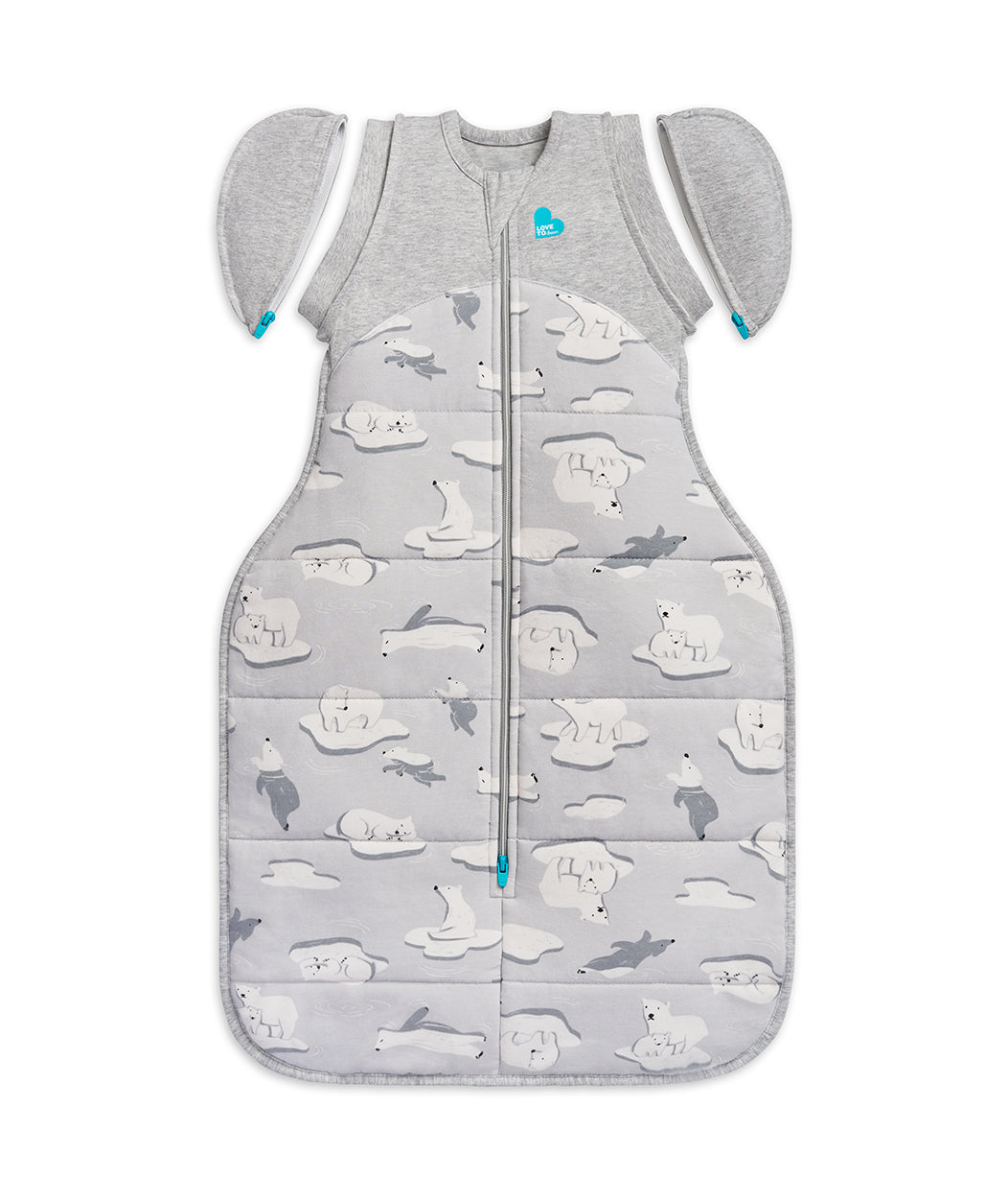 Swaddle Up™ Übergangspucksack Extra Warm Südpol Grau