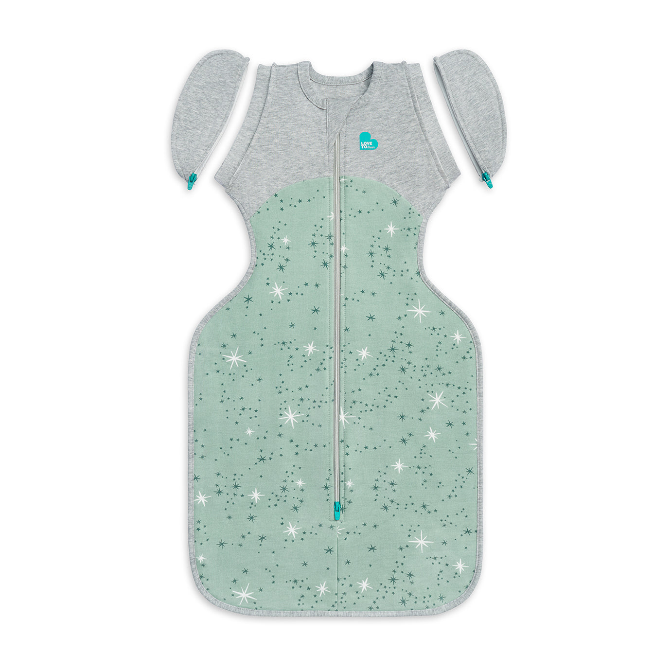 Swaddle Up™ Übergangspucksack Mild (18-24°C) Oliv Nordstern Baumwollfleece