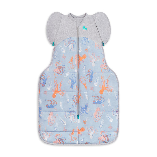 Swaddle Up™ Bolso de transición 2.5 TOG Algodón Chambray Azul Kraken