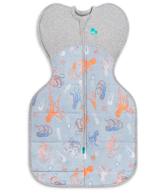 Swaddle Up™ 2.5 TOG Algodón Chambray Azul Kraken