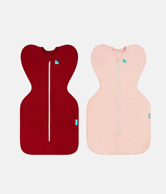 Swaddle Up Starter Set | 1,0 TOG | Blanco Nubes Conejitos | Blanco Soñador | Jaspeado Natural