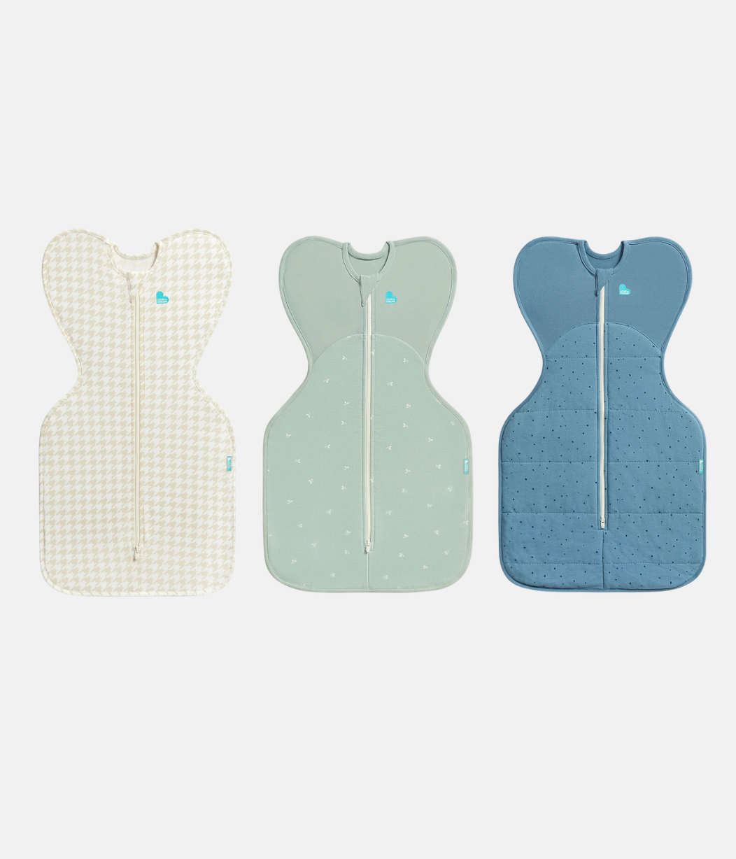 Swaddle Up Starter Set | 1.0 TOG | White Clouds Bunnies | White Dreamer | Oat