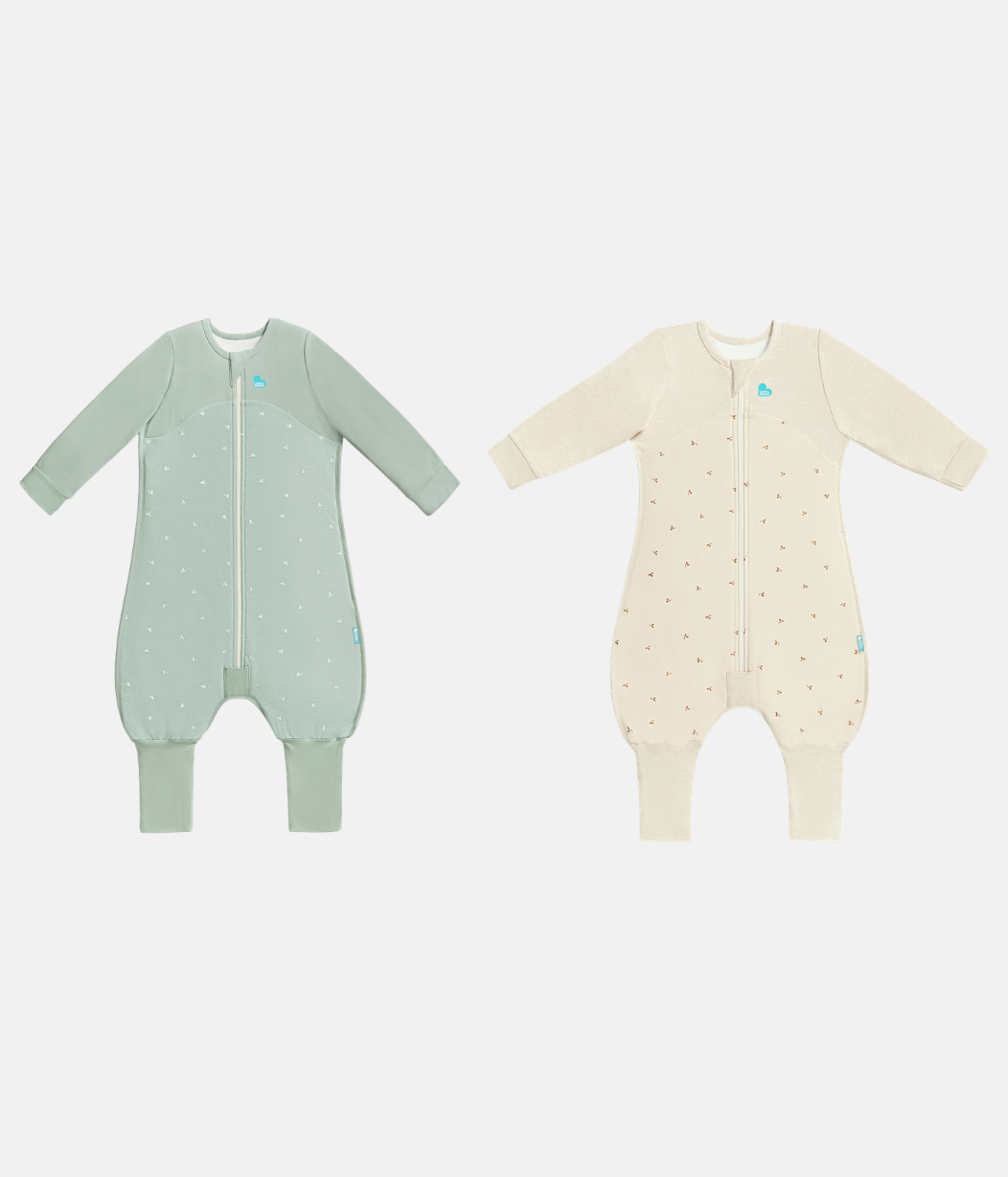 Schlafanzug Bundle | 1,5 TOG | Oliv Zweige | Naturmeliert Zweige