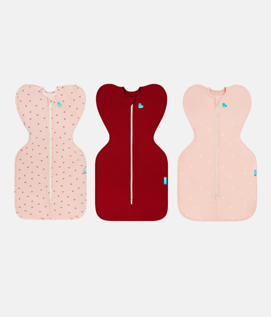 Swaddle Up Starter Set | 1,0 TOG | Blanco Nubes Conejitos | Blanco Soñador | Jaspeado Natural