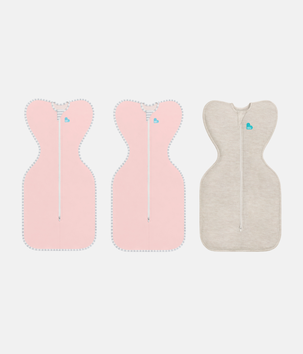 Swaddle Up Starter Set | 1.0 TOG | White Clouds Bunnies | White Dreamer | Oat