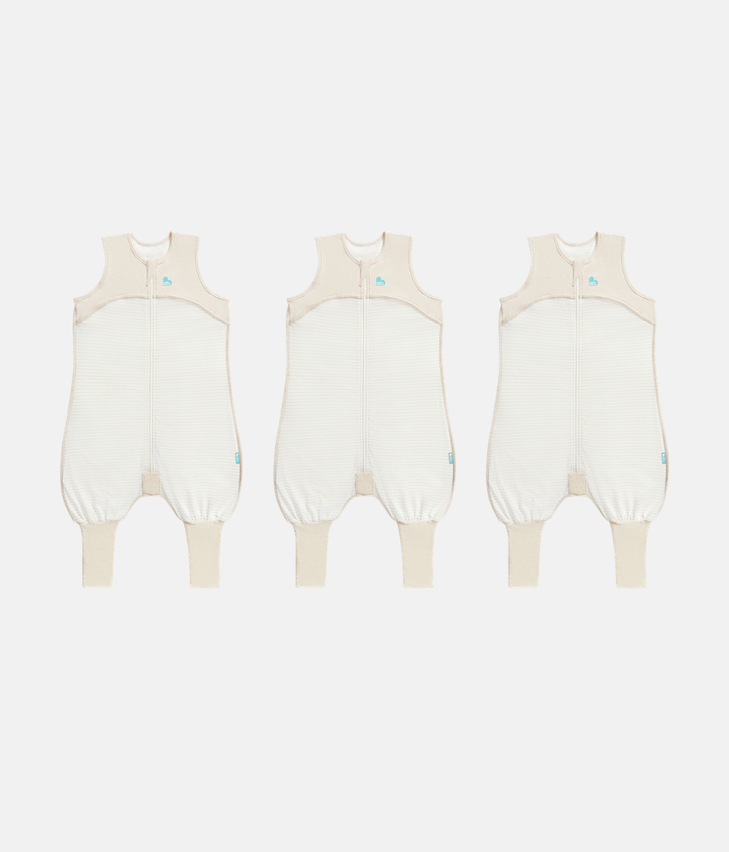Schlafanzug-Bundle | 0,2 TOG | Beige Ringelmuster 3