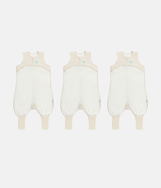 Swaddle Up Starter Set | 1,0 TOG | Blanco Nubes Conejitos | Blanco Soñador | Jaspeado Natural