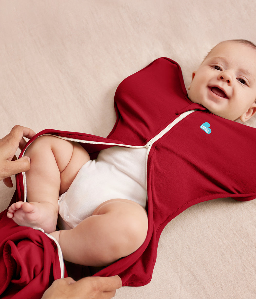 Swaddle Up™ Saco de arrullo 1.0 TOG Algodón Granate
