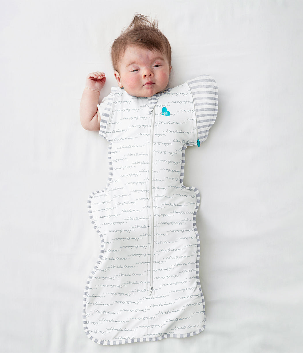 Swaddle Up™ Übergangspucksack Gemäßigt (20-24°C) Weiß Träumer Baumwolle