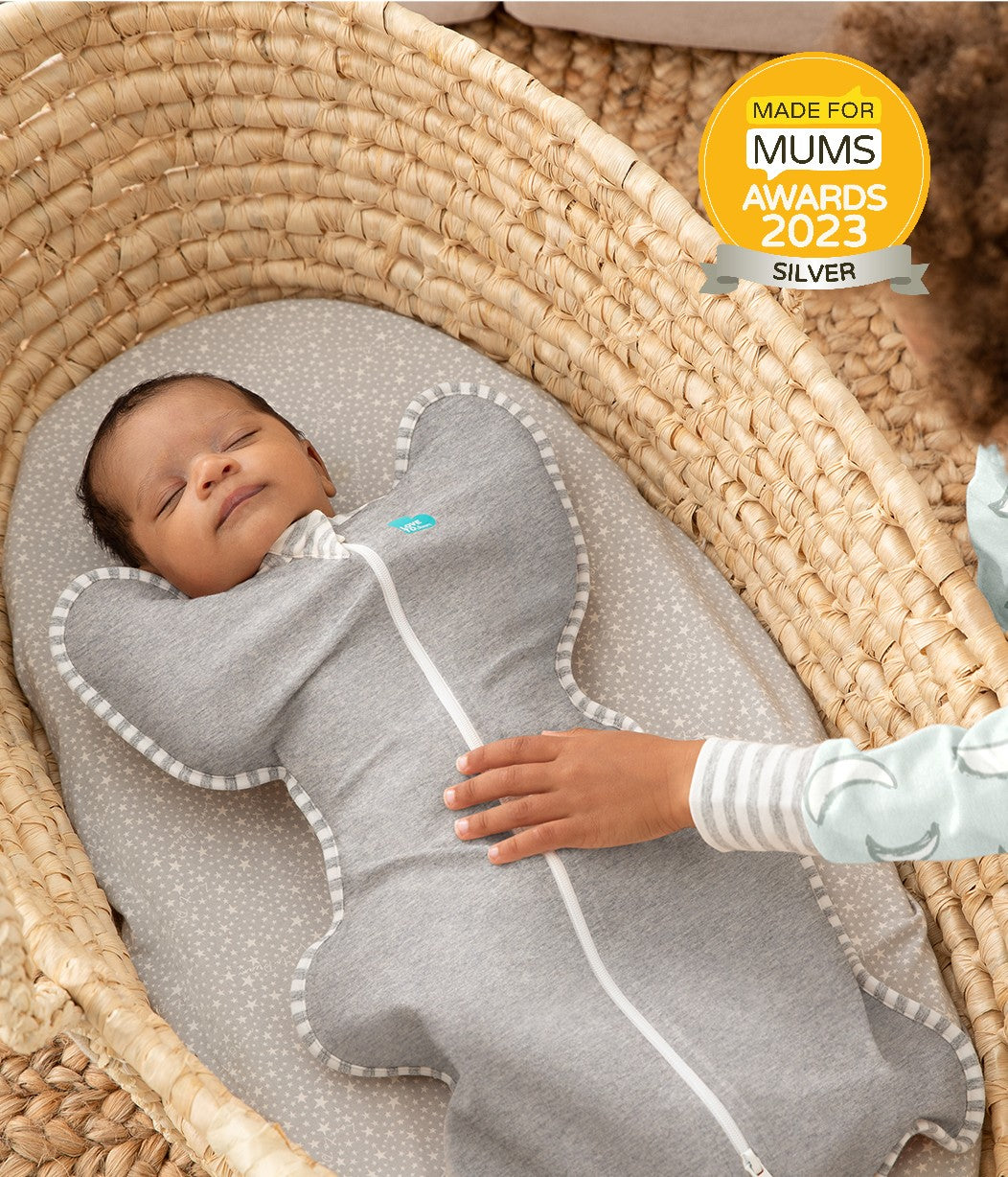 Swaddle Up™ Pucksack Gemäßigt (20-24°C) Grau Baumwolle