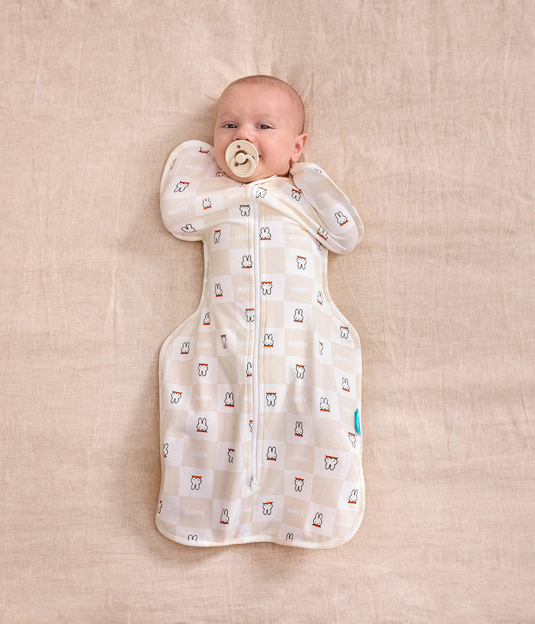 Miffy Swaddle Up Starter Bundle | 1.0 TOG | Blau 2 | Birke Miffy Checker