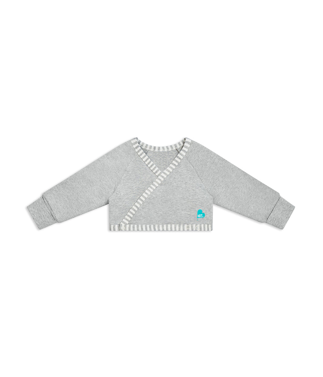 Snug Shrug™ Armwärmer Grau Baumwollfleece