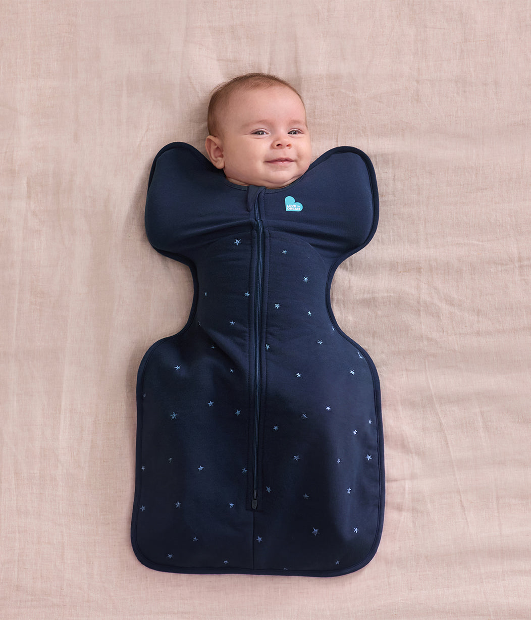 Swaddle Up Starter Bundle | 1.0 | 1.5 TOG | Blue | Marine Twinkle Embroidery
