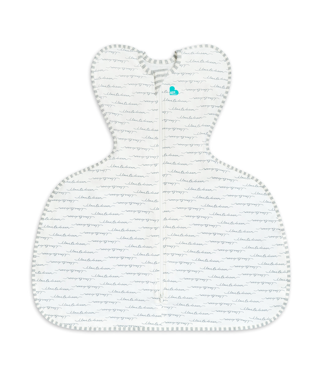 Swaddle Up™ Saco de arrullo especial para displasia de cadera 1.0 TOG Algodón Soñador Blanco