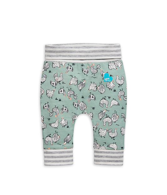Leggings Algodón Oliva Chicken Run