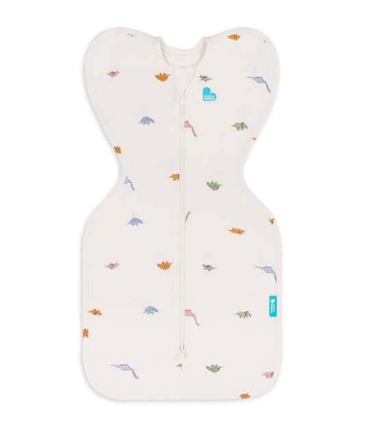 Swaddle Up™ 1.0 TOG Cotton Cream Dino Snore