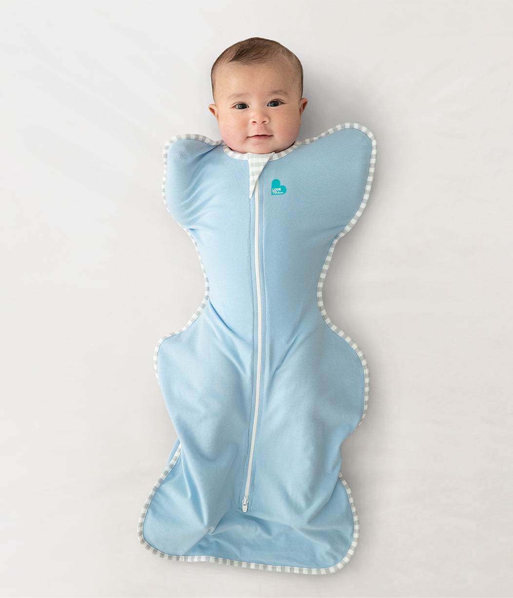 Swaddle Up™ Pucksack 0.2 TOG Baumwolle Blau – Love to Dream EU