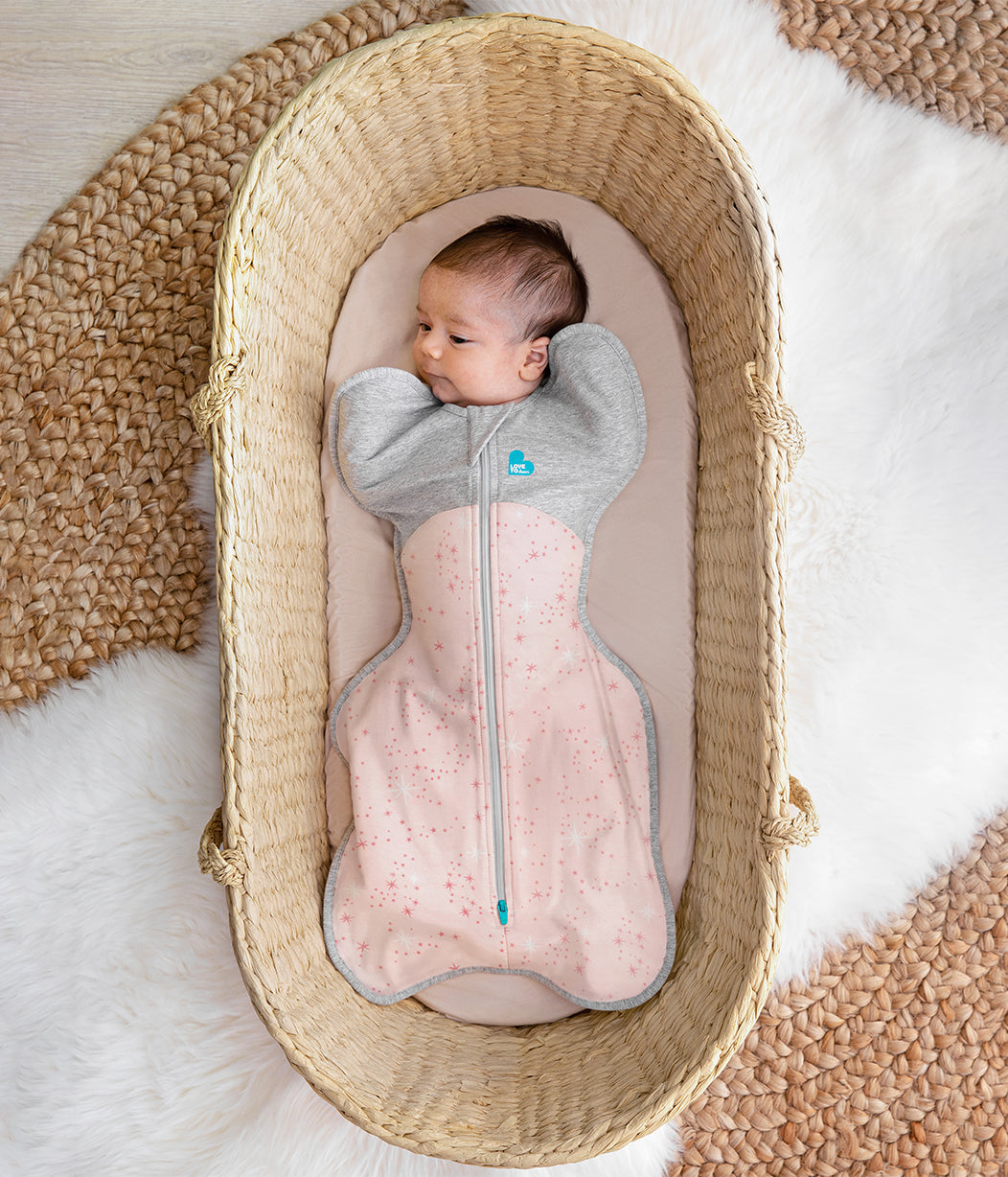 Swaddle Up™ Pucksack Alle Jahreszeiten Nordstern Rosa