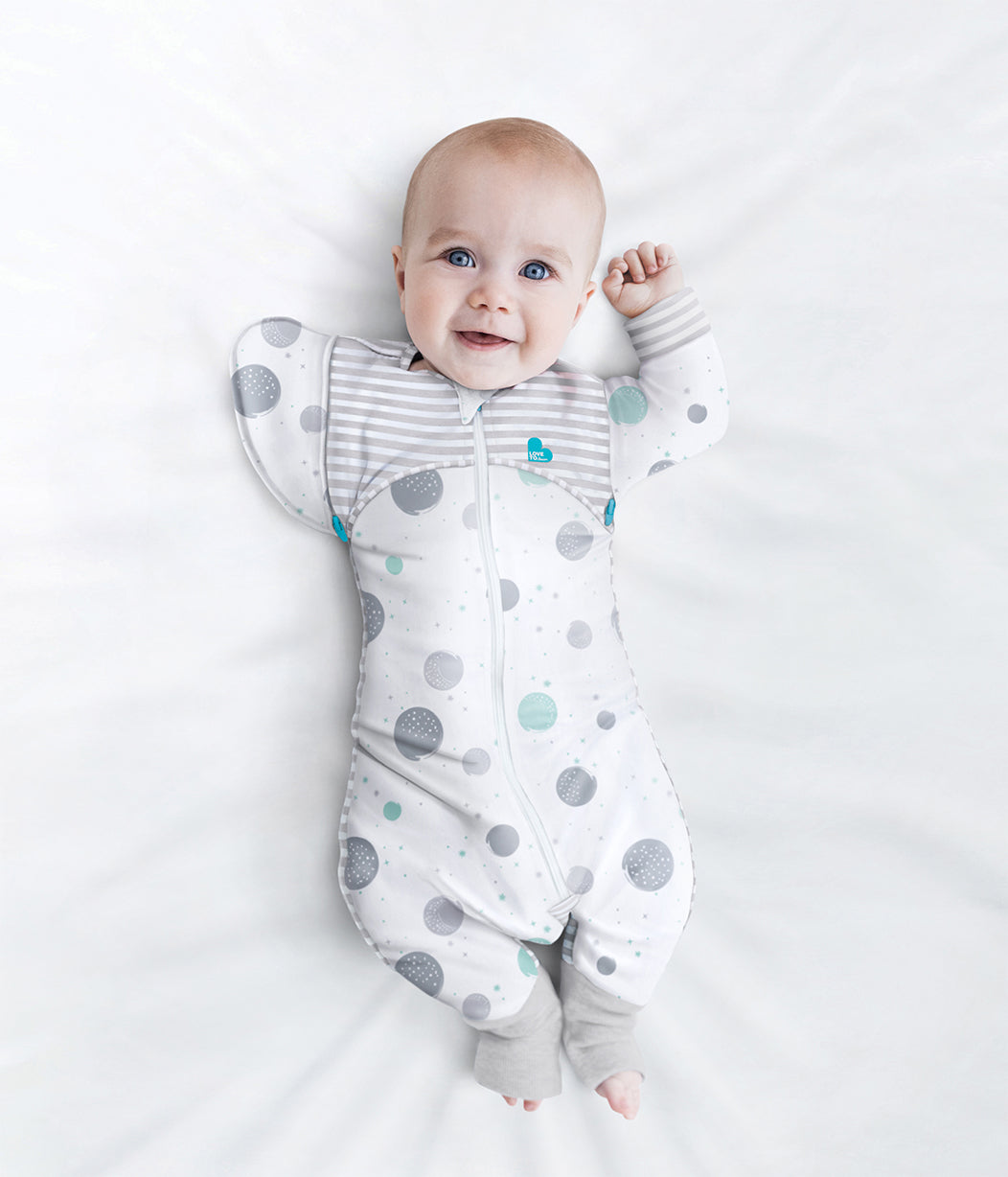 Swaddle Up™ Übergangsanzug Leicht Tagtraum Weiß