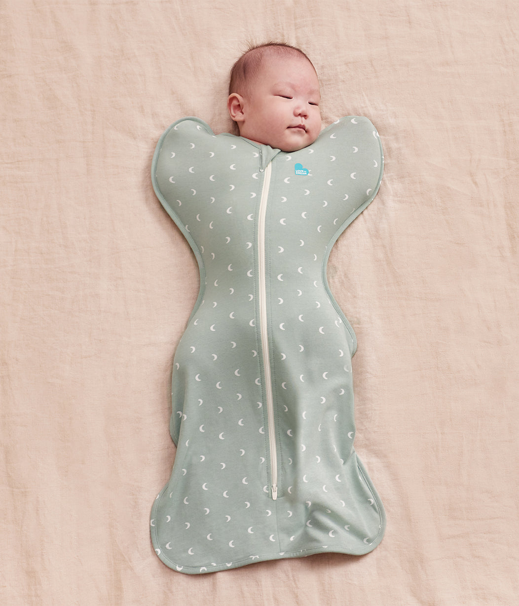 Swaddle Up™ Pucksack 1.0 TOG Baumwolle Oliv Mond