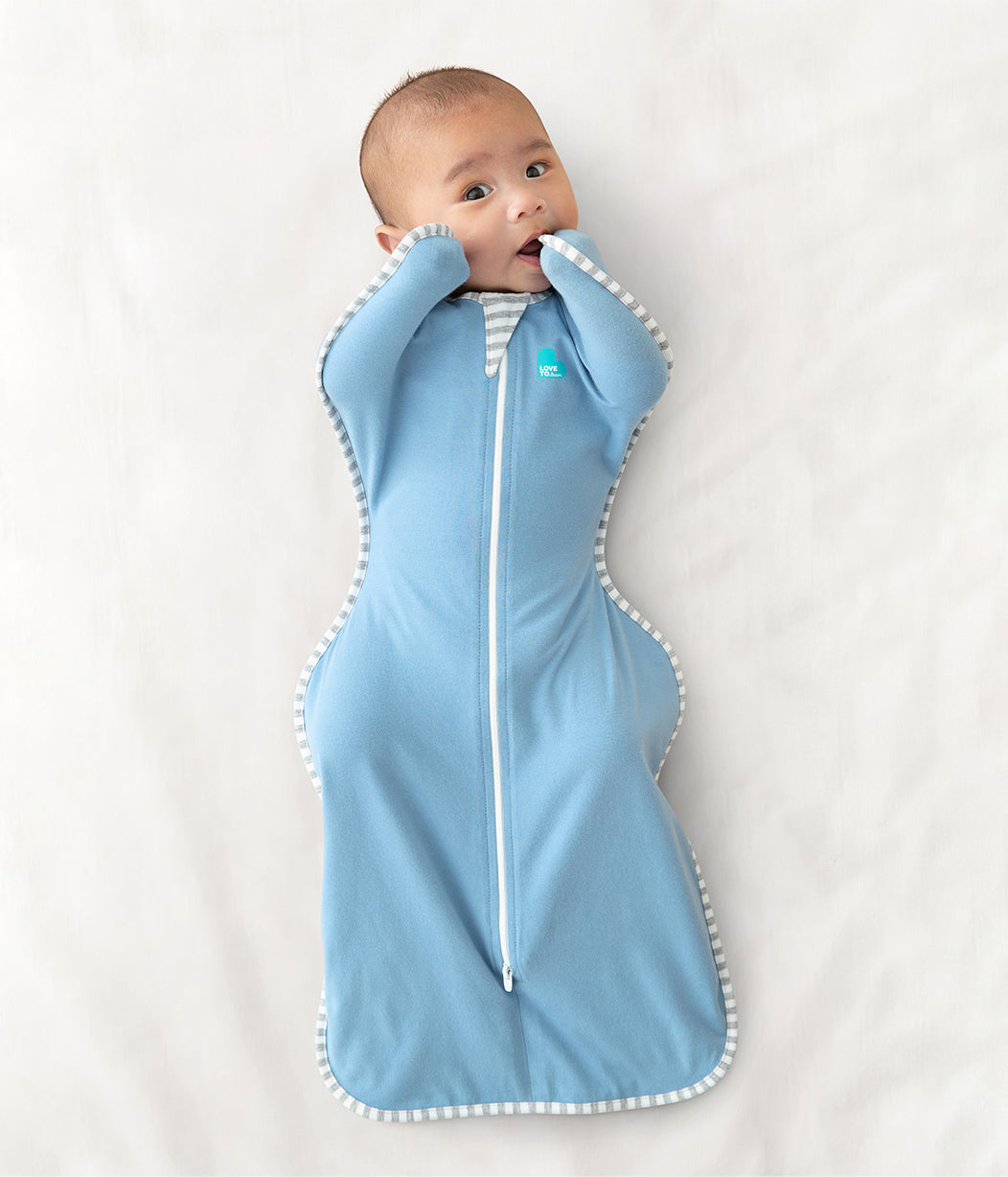 Swaddle Up™ Pucksack Gemäßigt (20-24°C) Blau Baumwolle