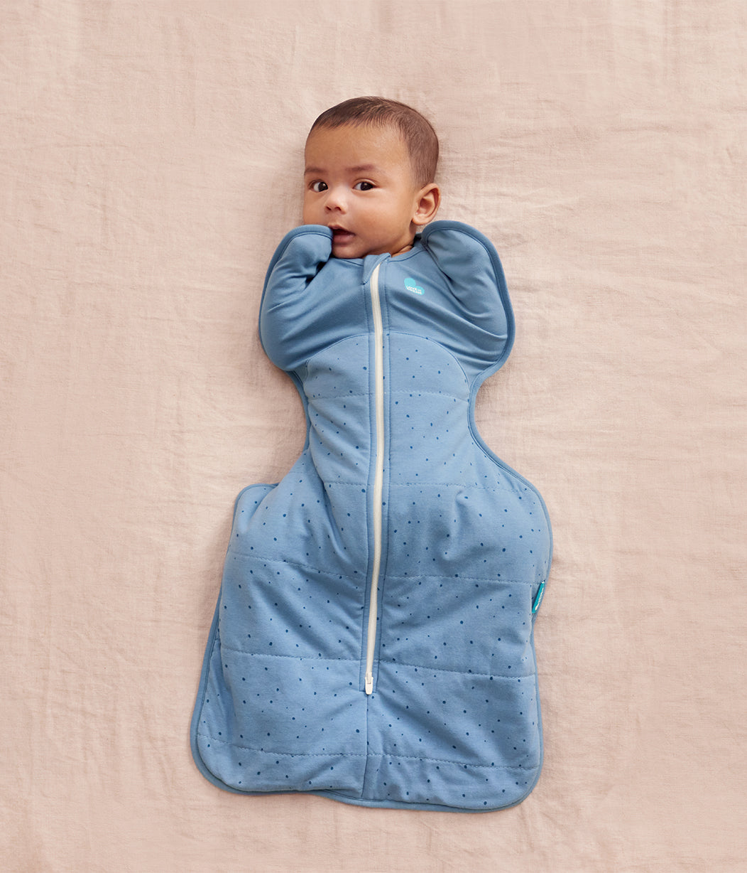 Swaddle Up™ Pucksack 2.5 TOG Baumwolle Sturmblau Steinchen