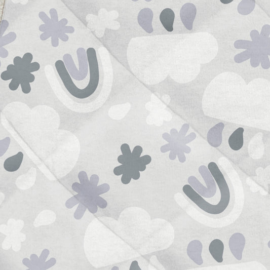 Saco de Dormir 2.5 TOG Algodón Orgánico/Lana Merino Gris Nubes