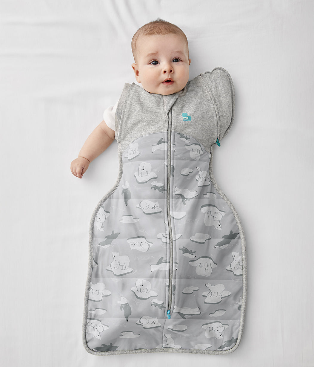 Swaddle Up™ Übergangspucksack Extra Warm Südpol Grau