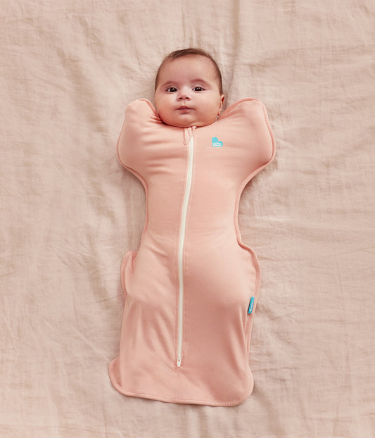 Swaddle Up Starter Set | 1,0 TOG | Blanco Nubes Conejitos | Blanco Soñador | Jaspeado Natural