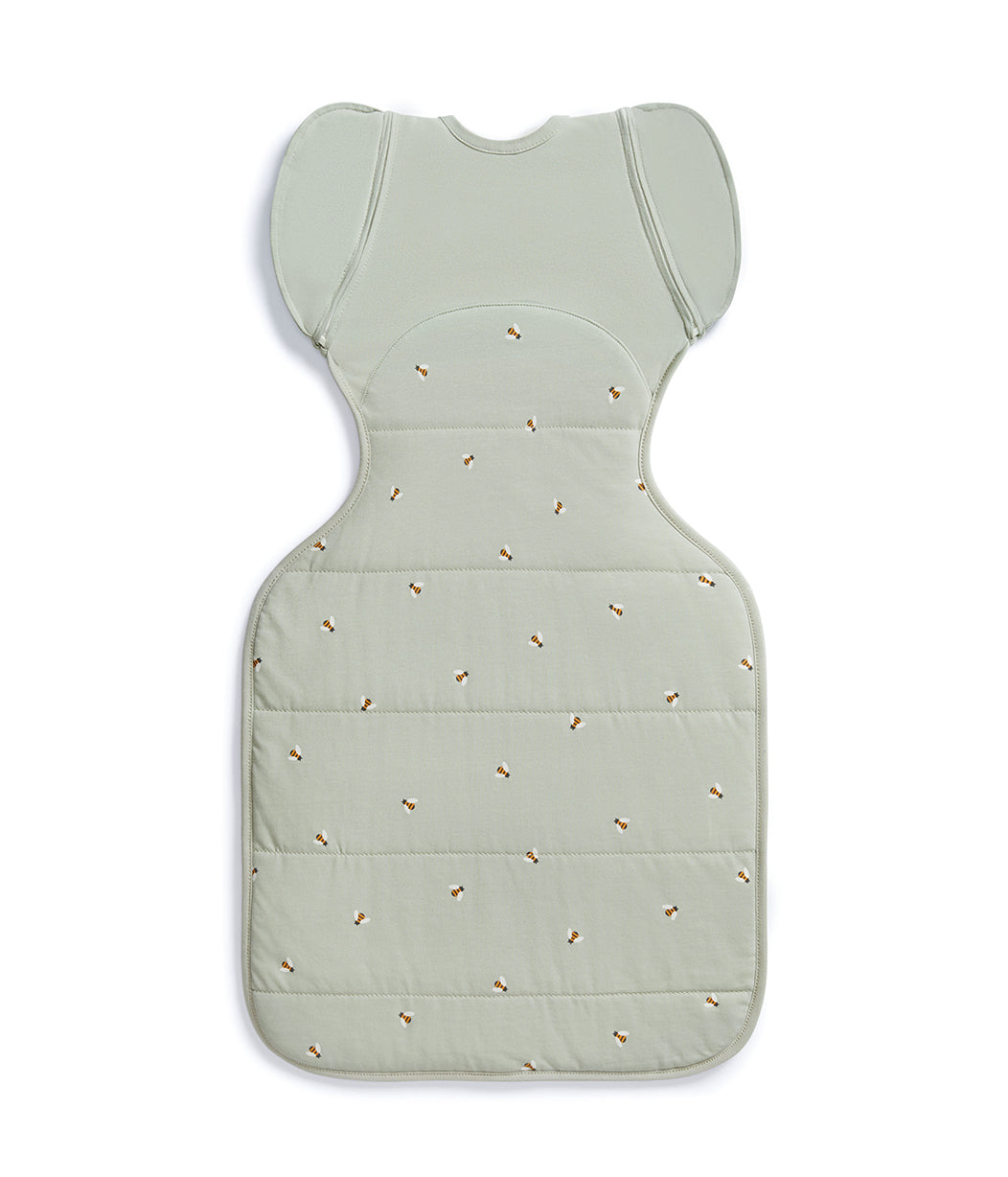 Saco de Transición Swaddle Up™ 2.5 TOG Algodón Olive Bees