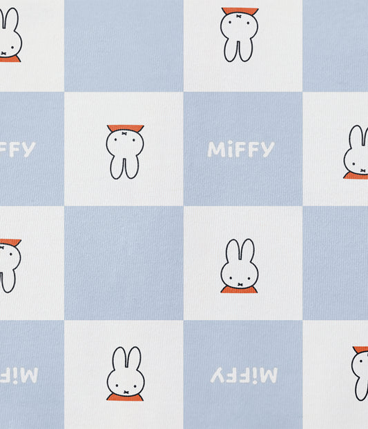 Swaddle Up™ 2-in-1 Übergangspucksack 1.0 TOG Baumwolle Blau Miffy Karomuster