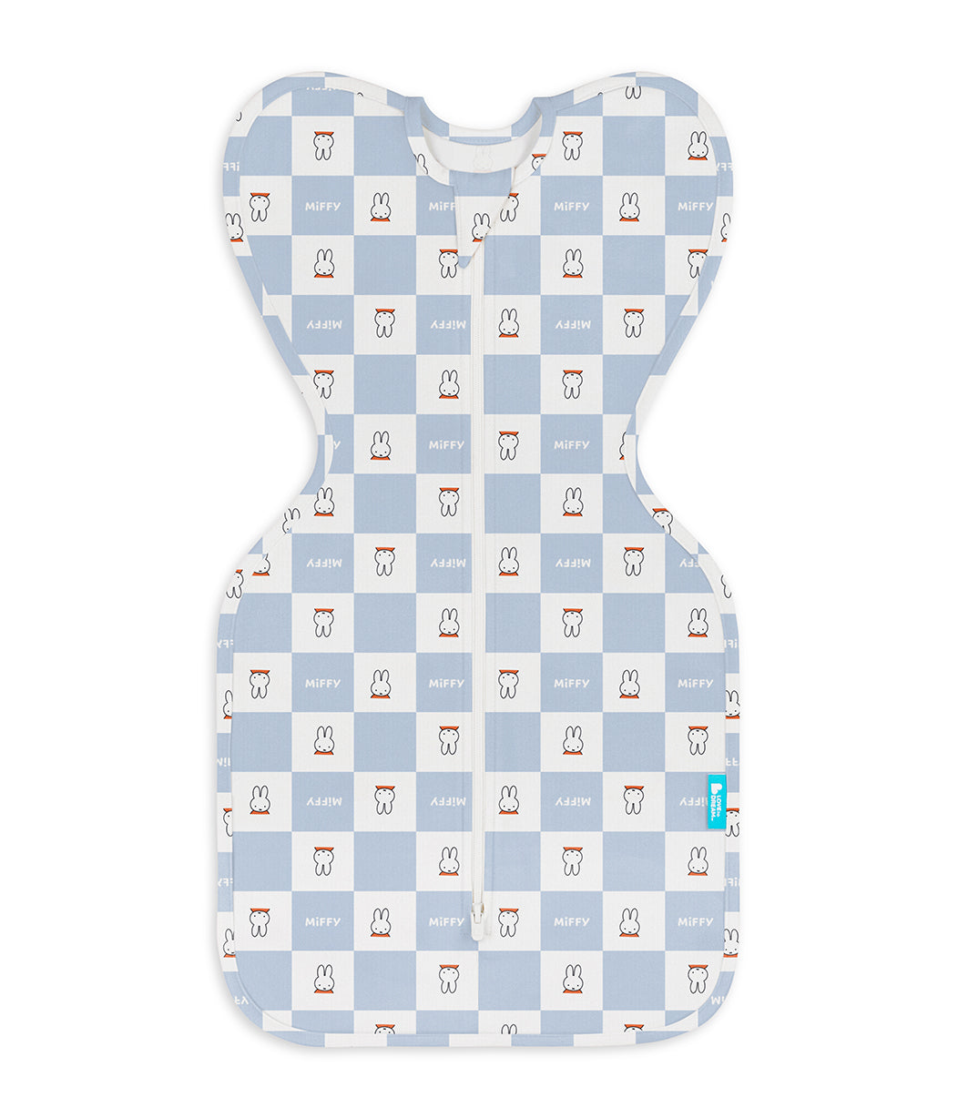 Miffy Swaddle Up Starter Bundle | 1.0 TOG | Birke 2 | Blau Miffy Checker